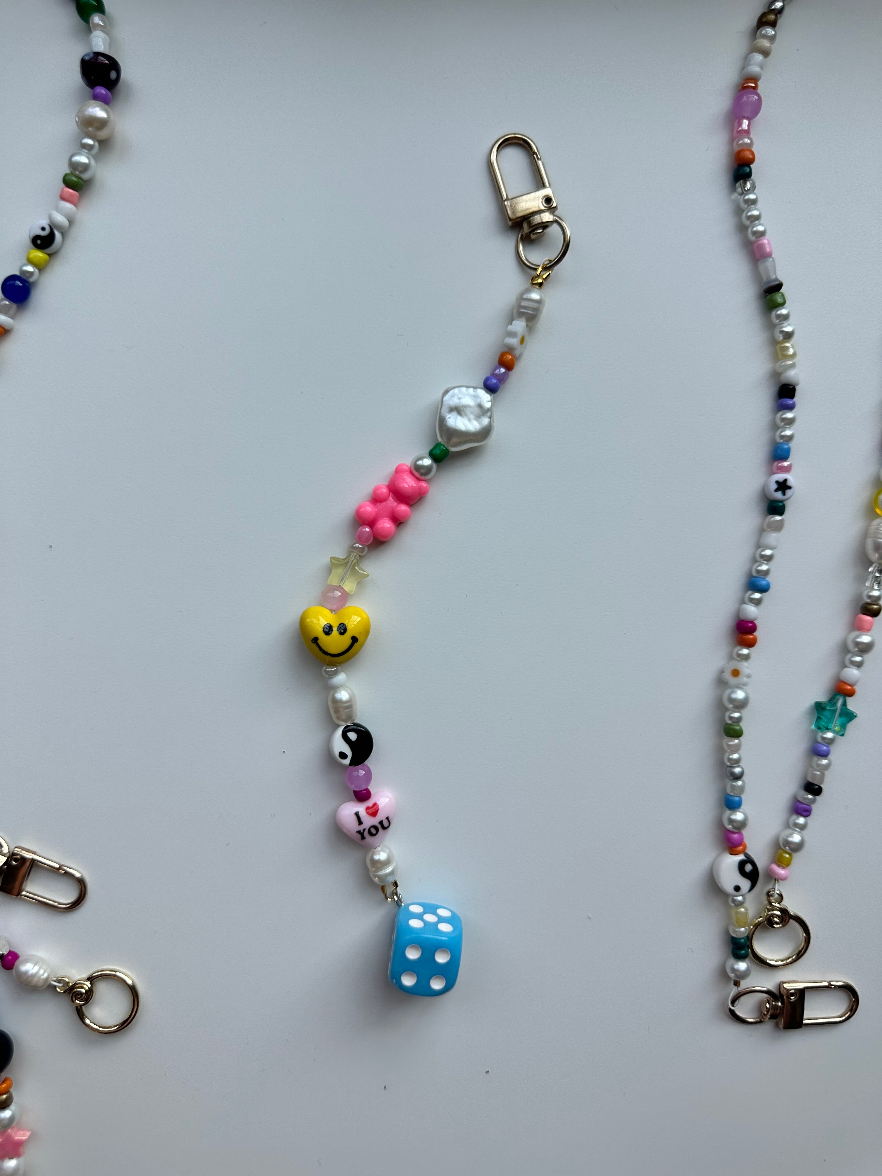 Beaded Bag Charm