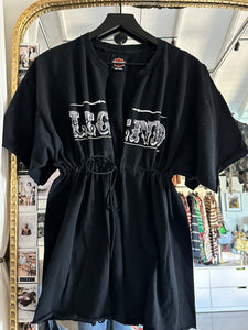 XL tie front split