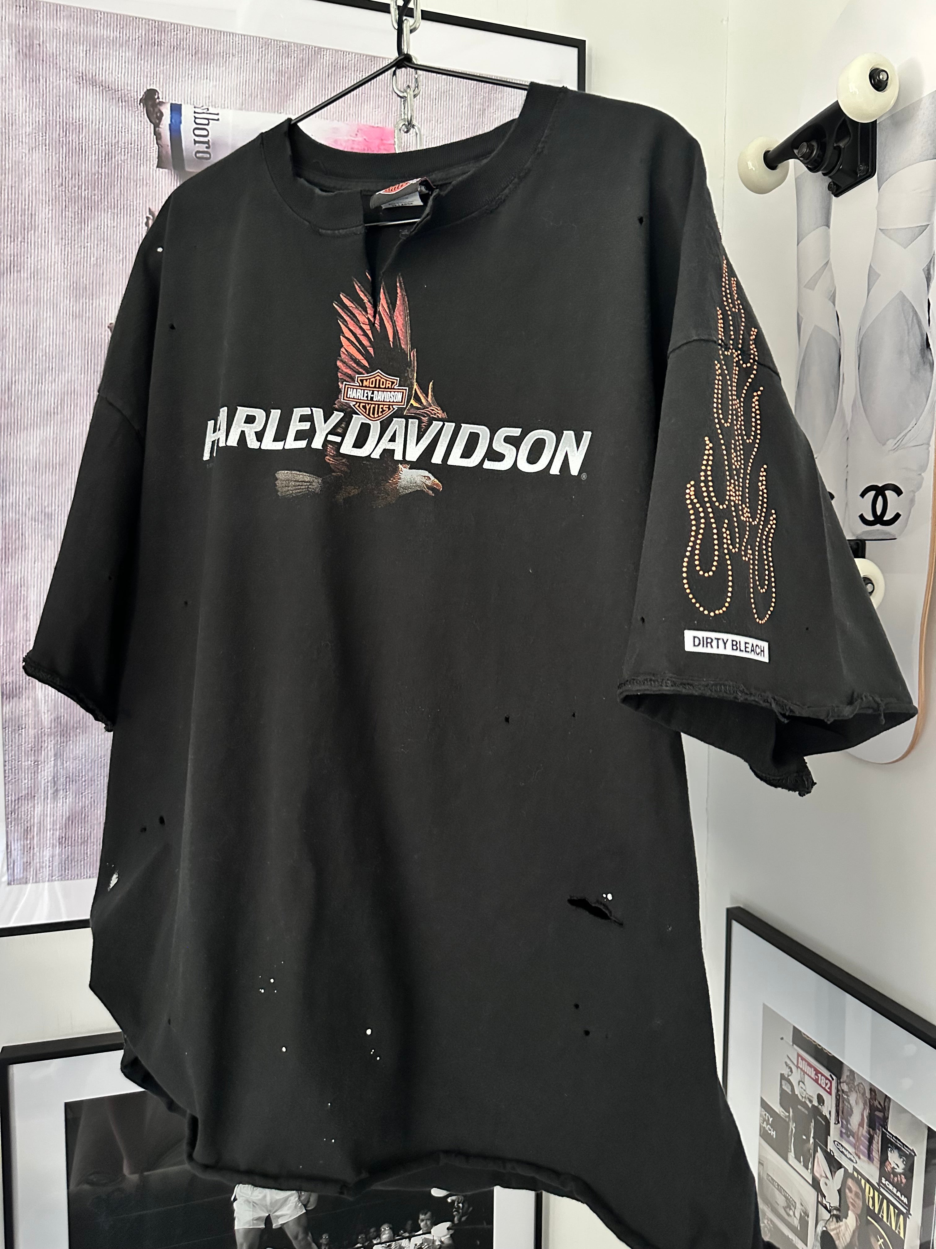 3X rhinestone flames