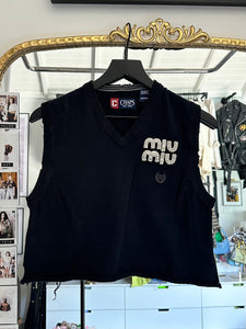 Small Navy Sweater Vest