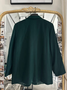 Size 12 green wool blazer