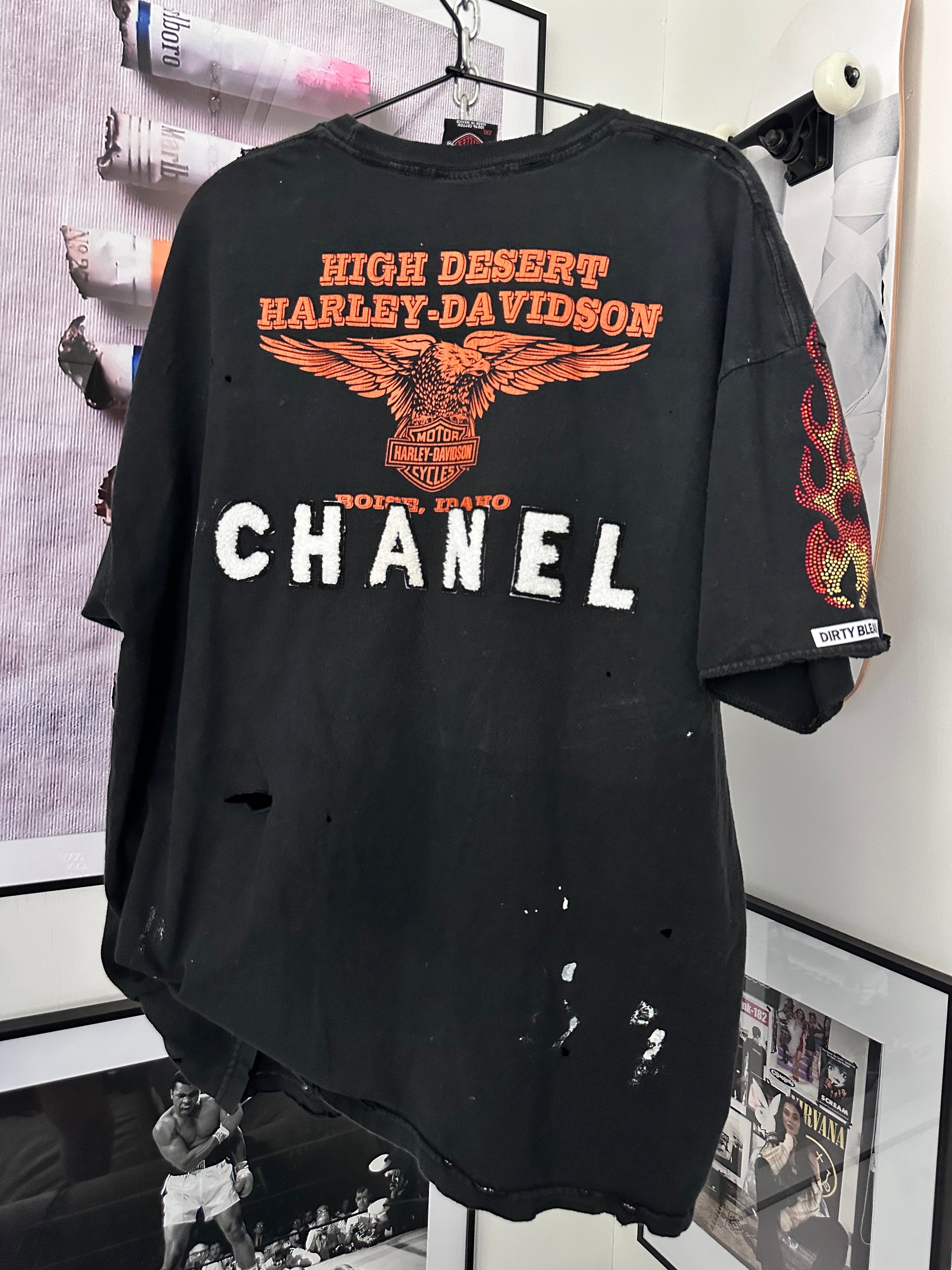 2X rhinestone flames