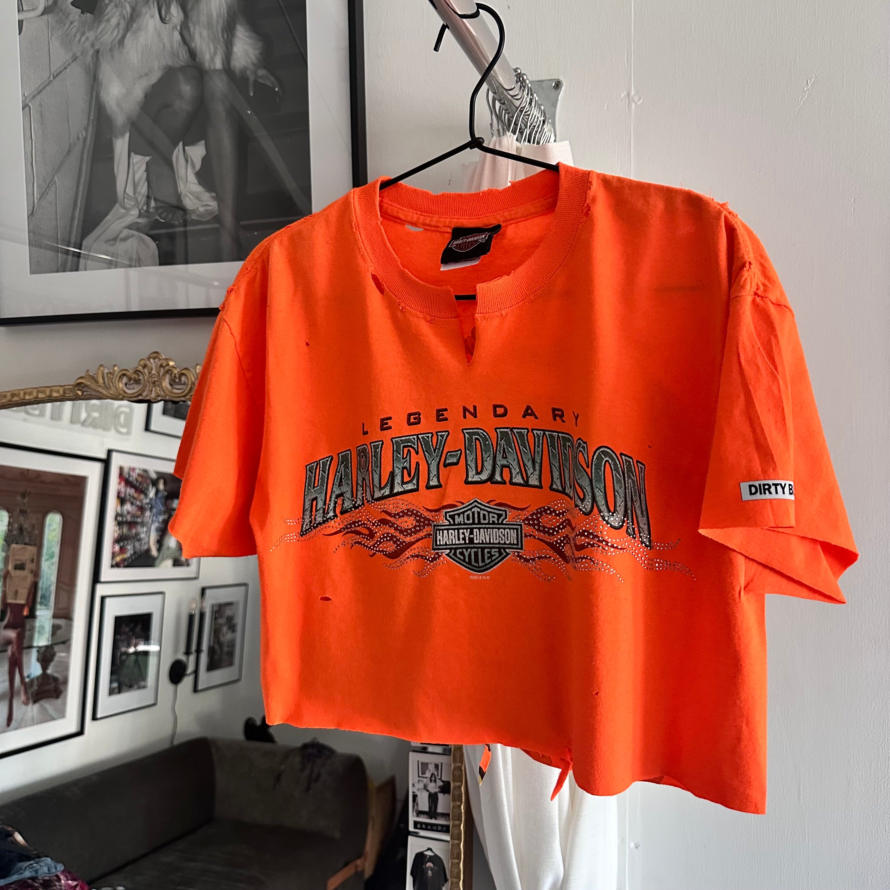 Medium rhinestone flames