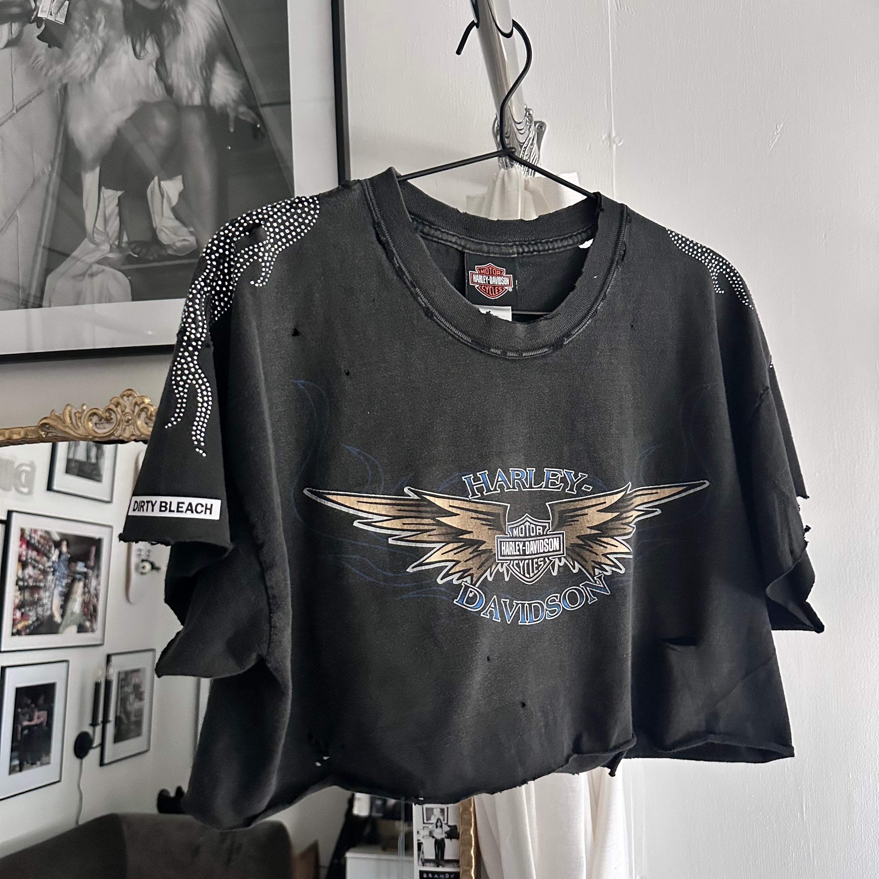 Large rhinestone flames