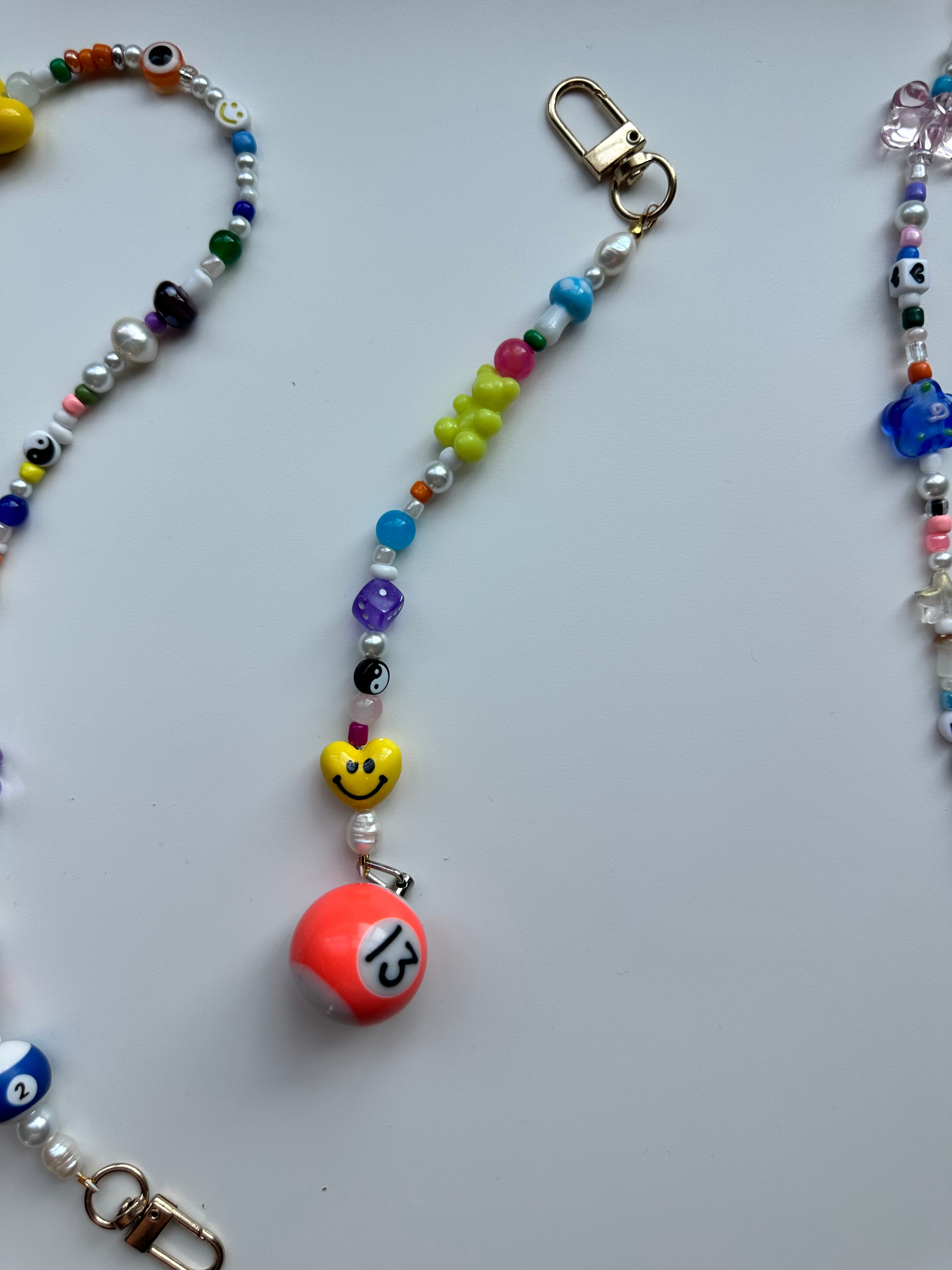 Beaded Bag Charm