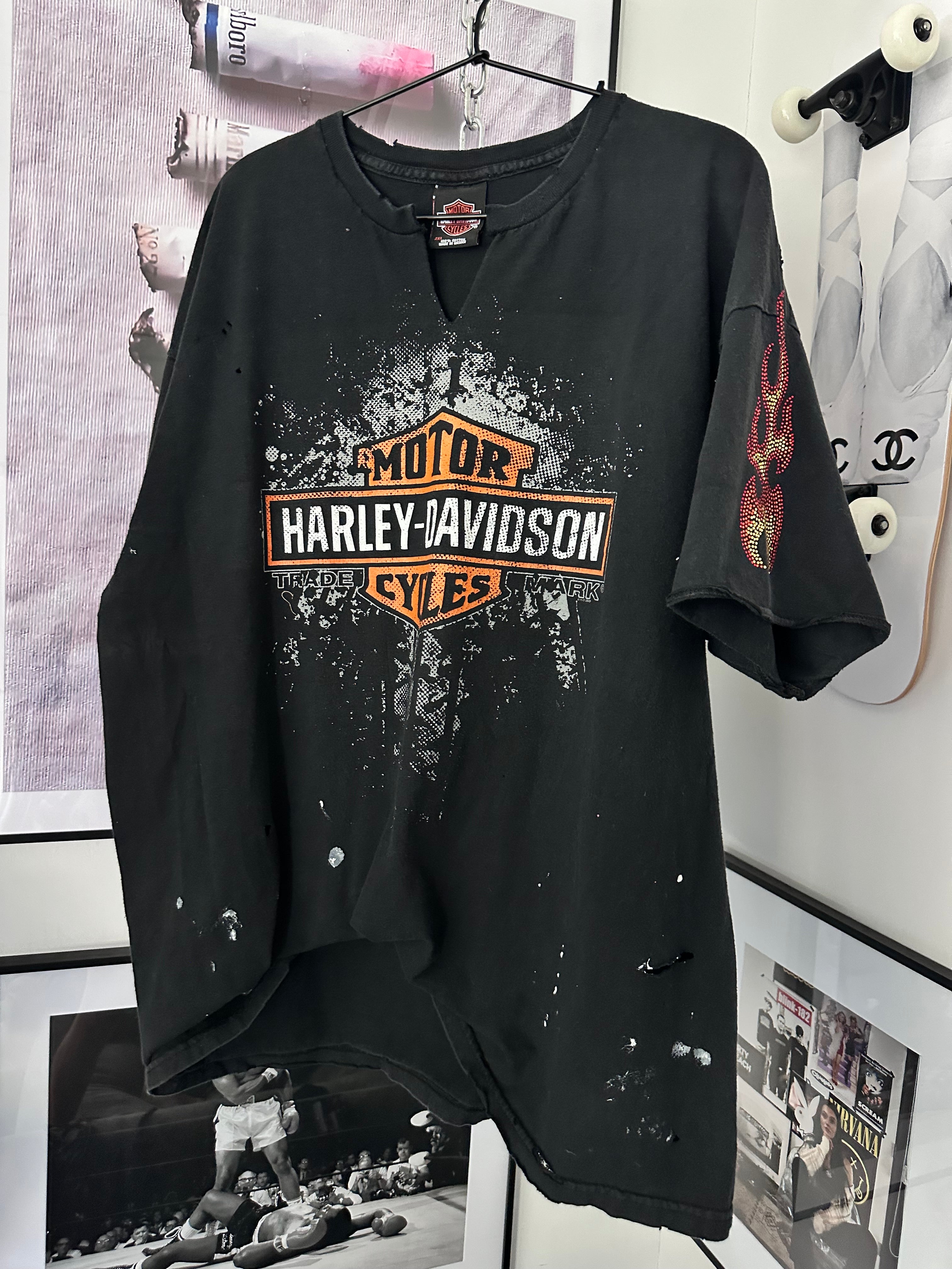 2X rhinestone flames