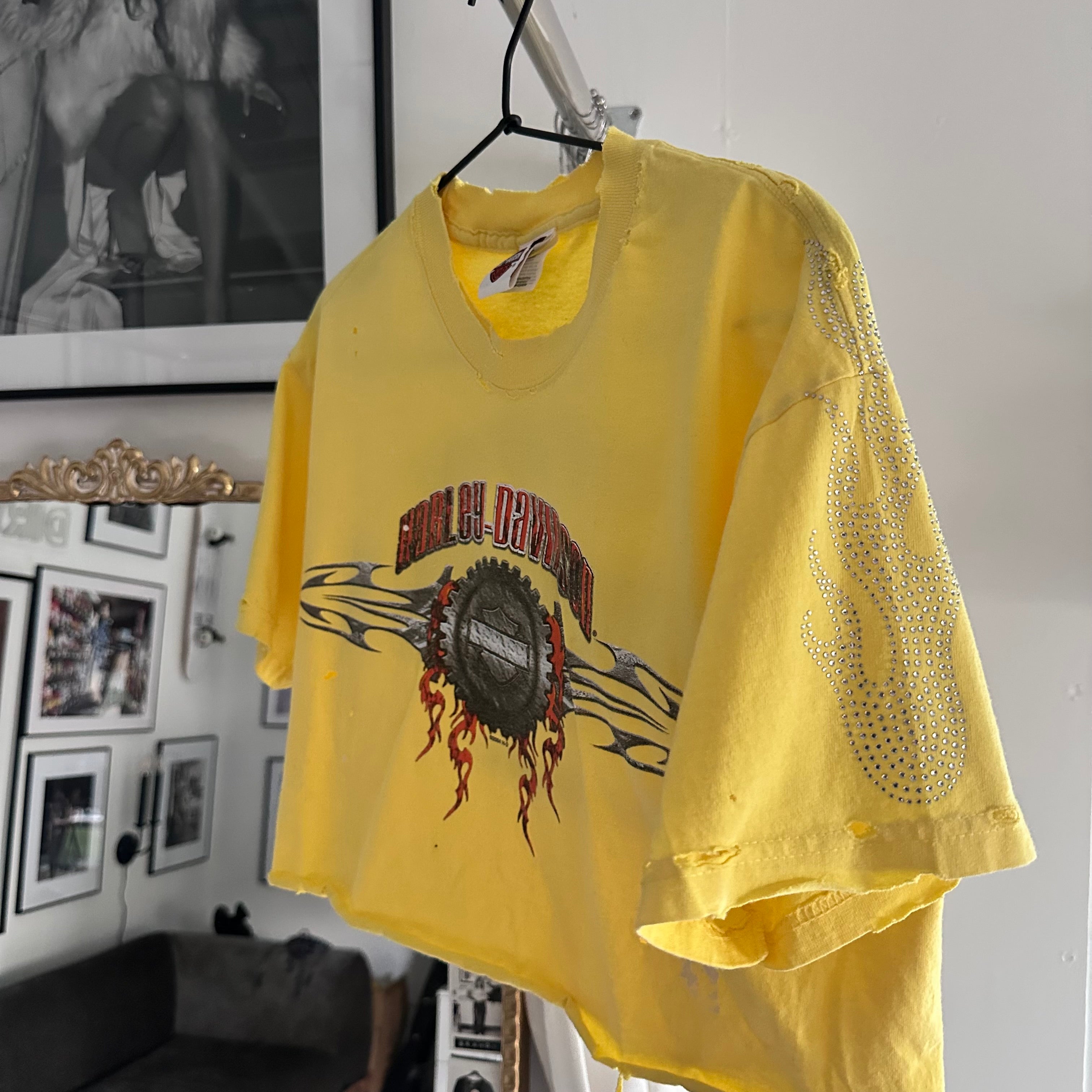 Medium rhinestone flames