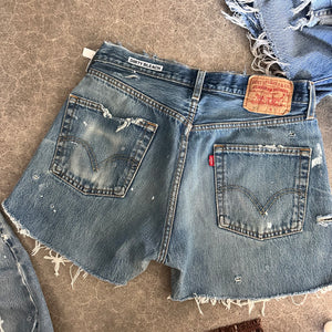 Levi’s Cutoffs 15.5” flat lay