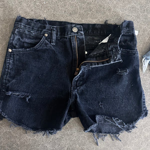 Wrangler Cutoffs 15.5” flat lay