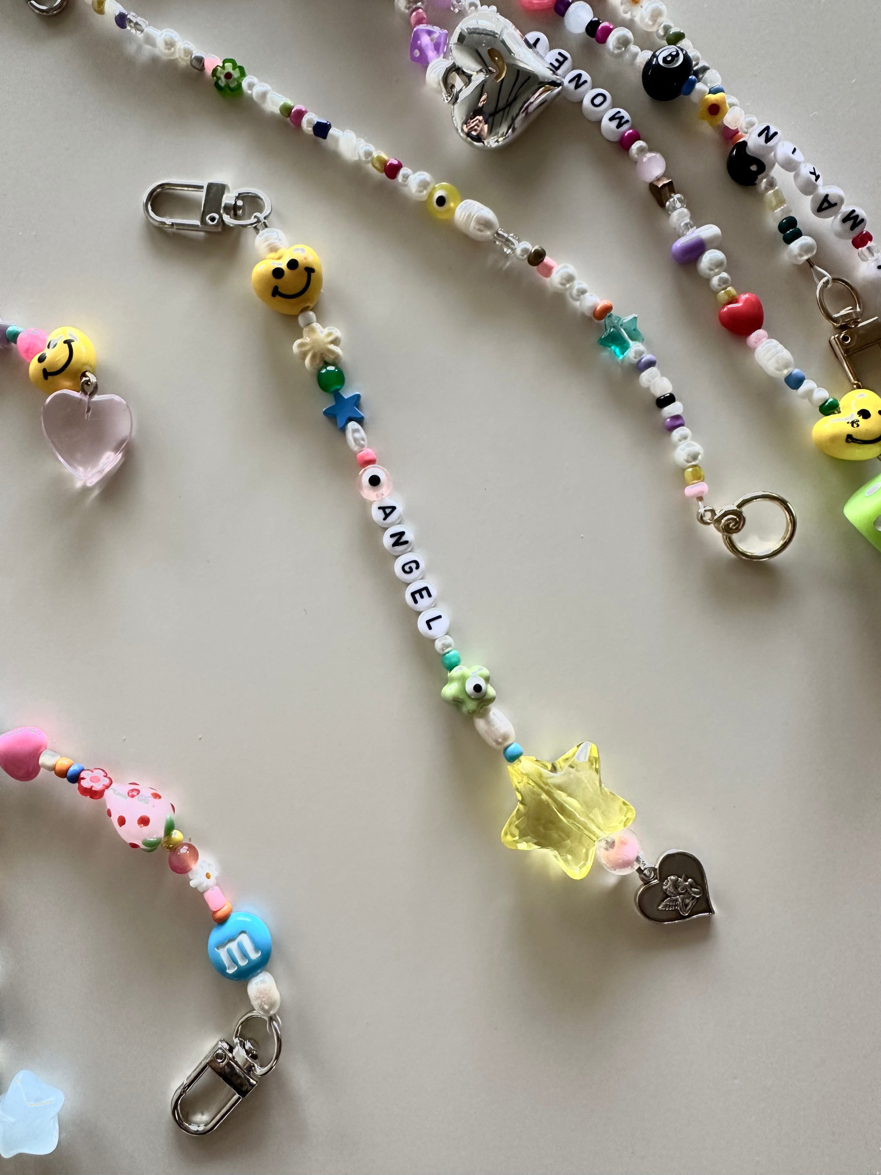 Beaded Bag Charm