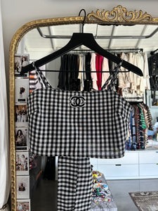 Gingham Crop