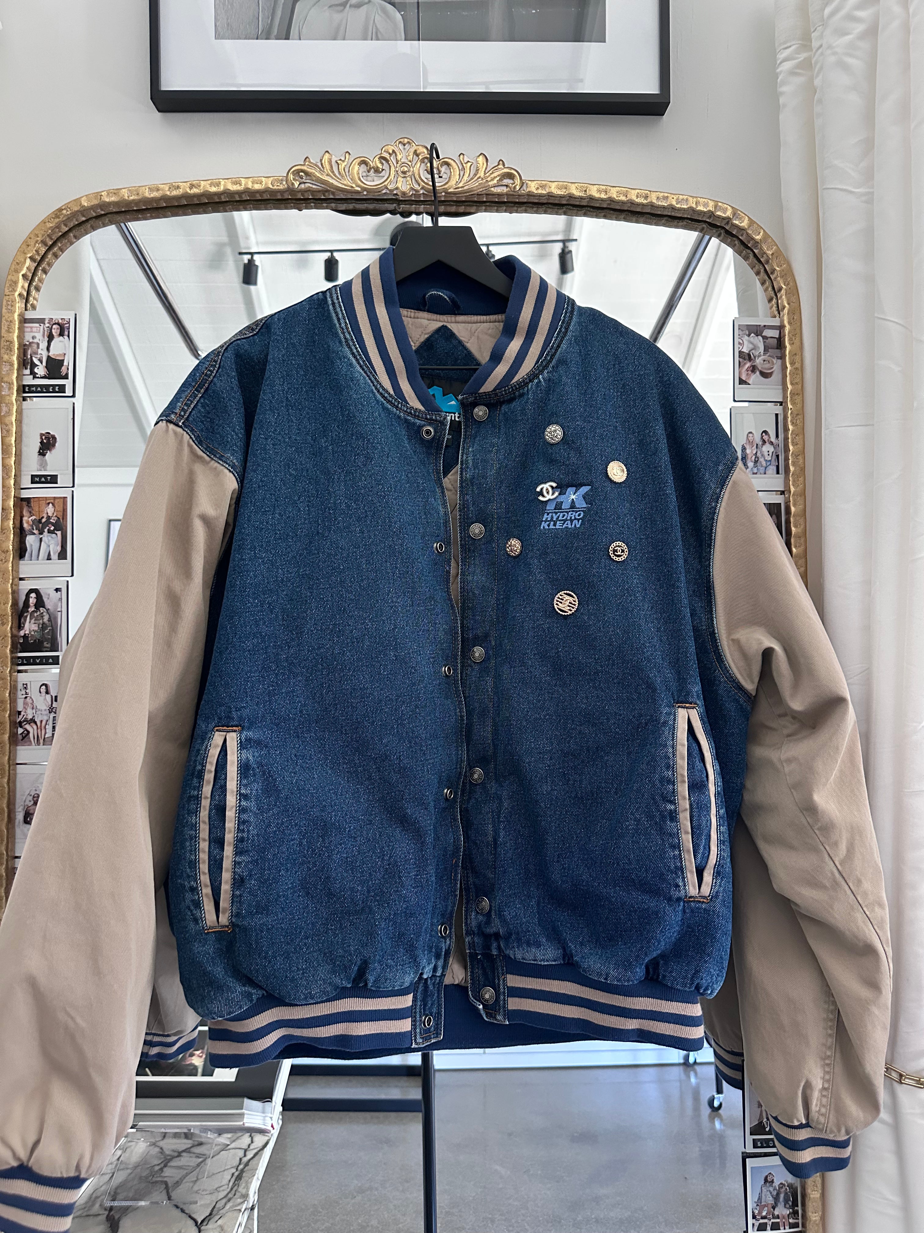 XL Heavy Quilted Denim Bomber