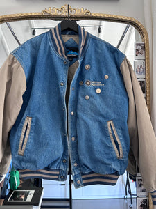 Medium Heavy Quilted Denim Bomber