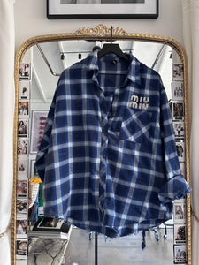 Large oversized Grunge Flannel